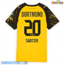 Camisa de time de futebol Borussia Dortmund Marcel Sabitzer #20 Replicas 1º Equipamento Feminina 2025-26 Manga Curta